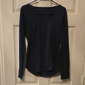 Lululemon Elegant Navy Blue Women's Top